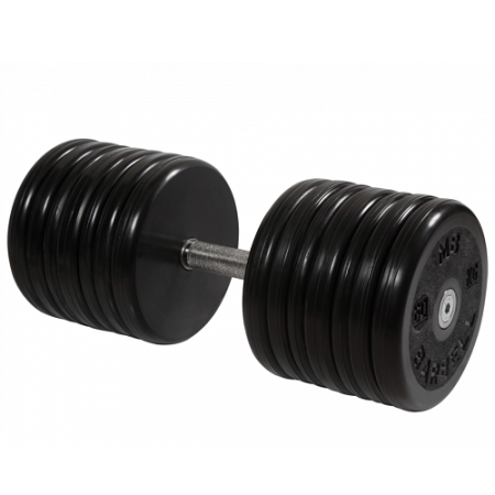 Гантель неразборная с невращающейся ручкой классик 60 кг MB-FdbEM-BN60 MB Barbell