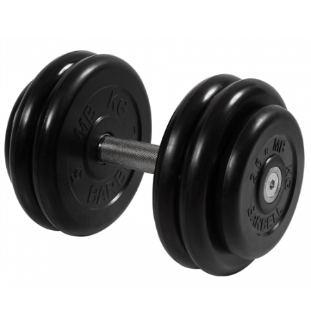 Гантель неразборная с вращающейся ручкой профи 26кг MB-FdbM-B26 MB Barbell