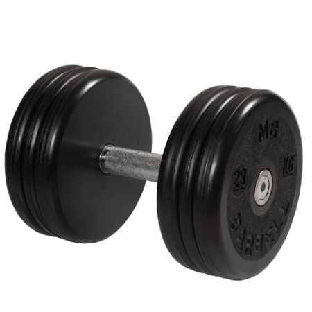 Гантель неразборная с вращающейся ручкой классик 29кг MB-FdbEM-B29 MB Barbell
