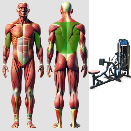 Тяга на себя с упором в грудь MB 3.33 MB Barbell