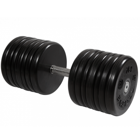 Гантель неразборная с вращающейся ручкой классик 58кг MB-FdbEM-B58 MB Barbell