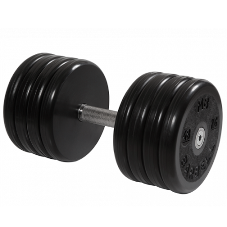 Гантель неразборная с вращающейся ручкой классик 48кг MB-FdbEM-B48 MB Barbell
