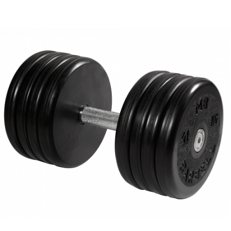 Гантель неразборная с вращающейся ручкой классик 41кг MB-FdbEM-B41 MB Barbell