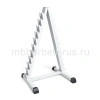 Стойка для хранения хромированных гантелей елочка MB 1.03 MB Barbell