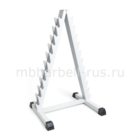 Стойка для хранения хромированных гантелей елочка MB 1.03 MB Barbell