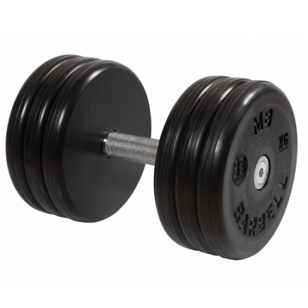 Гантель неразборная с вращающейся ручкой классик 33кг MB-FdbEM-B33 MB Barbell