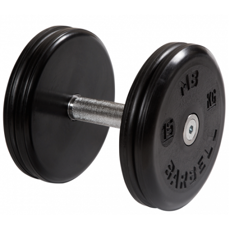 Гантель неразборная с невращающейся ручкой классик 15 кг MB-FdbEM-BN15 MB Barbell