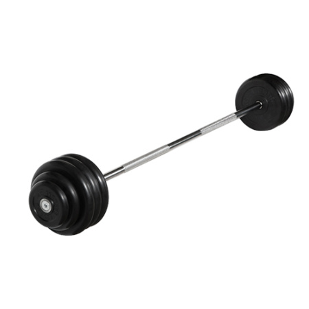 Штанга неразборная, черная d=25мм, 42,5 кг MB-BarMW-B42,5 MB Barbell