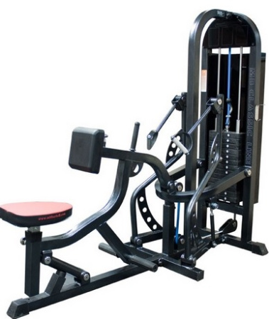 Тяга на себя с упором в грудь MB 3.33 серый MB Barbell