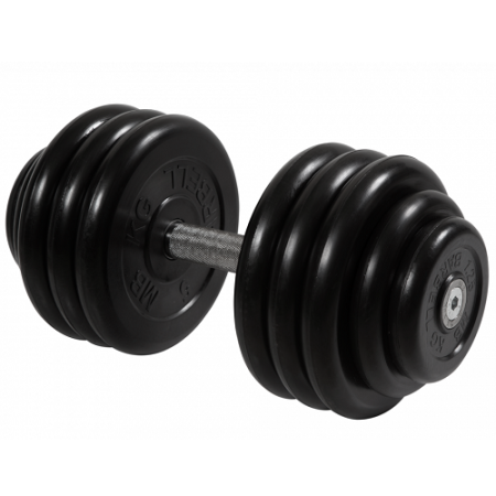 Гантель неразборная с вращающейся ручкой профи 38,5кг MB-FdbM-B38,5 MB Barbell