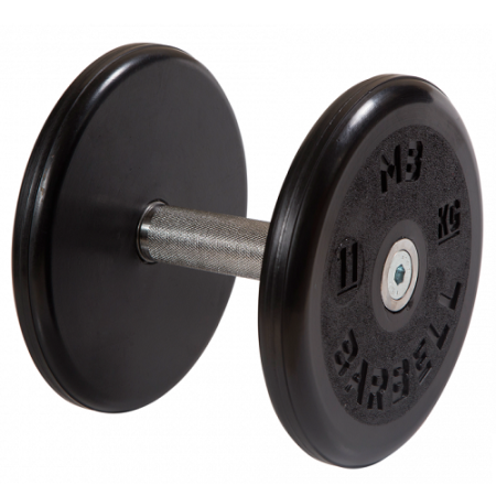 Гантель неразборная с невращающейся ручкой классик 11 кг MB-FdbEM-BN11 MB Barbell