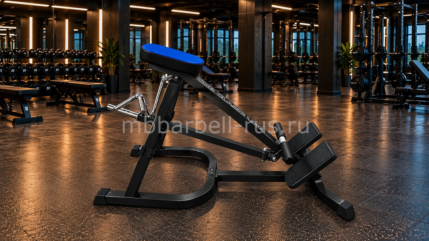 Т-образная тяга с упором в грудь свободные веса MB 4.29 MB Barbell