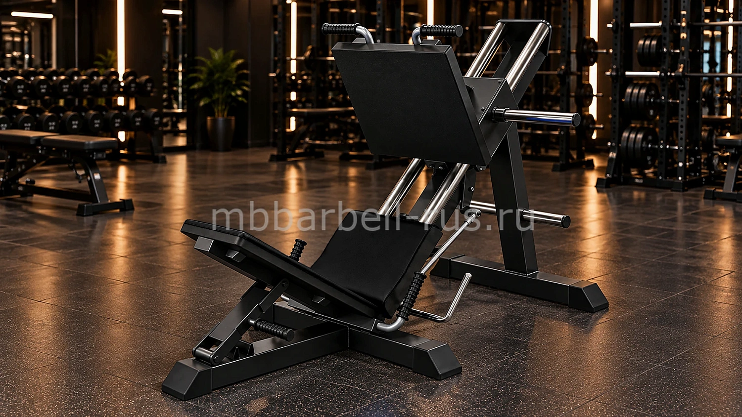 Жим ногами под углом 40 градусов нагрузка до 300 кг MB 4.24 MB Barbell
