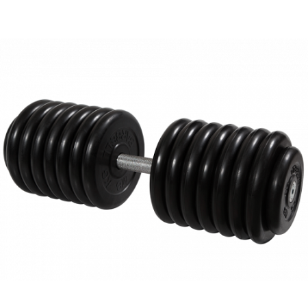 Гантель неразборная с невращающейся ручкой профи 76 кг MB-FdbM-BN76 MB Barbell