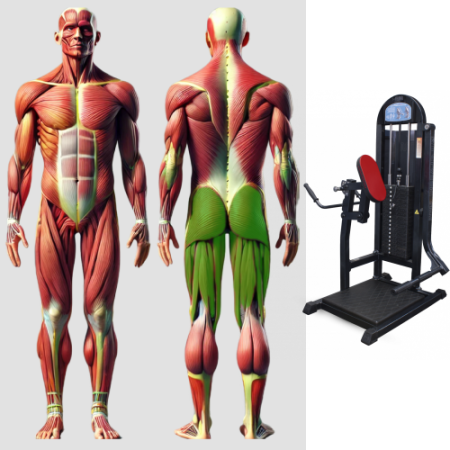 Тренажёр для ягодичных мышц в наклоне MB 3.07 MB Barbell