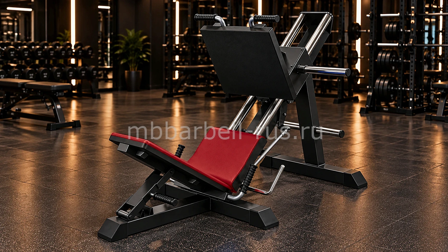 Жим ногами под углом 40 градусов нагрузка до 300 кг MB 4.24 MB Barbell
