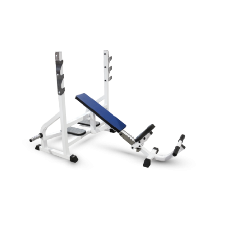 Скамья для жима под углом вверх MB 2.08 белый MB Barbell