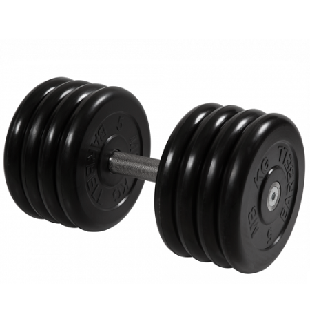 Гантель неразборная с невращающейся ручкой профи 41 кг MB-FdbM-BN41 MB Barbell