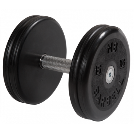 Гантель неразборная с вращающейся ручкой классик 16кг MB-FdbEM-B16 MB Barbell