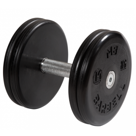 Гантель неразборная с вращающейся ручкой классик 14кг MB-FdbEM-B14 MB Barbell