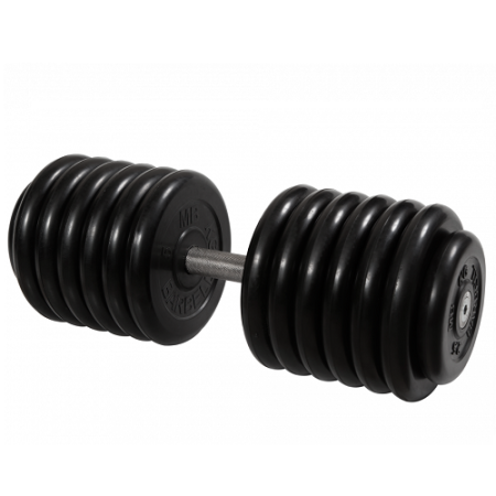 Гантель неразборная с вращающейся ручкой профи 66кг MB-FdbM-B66 MB Barbell