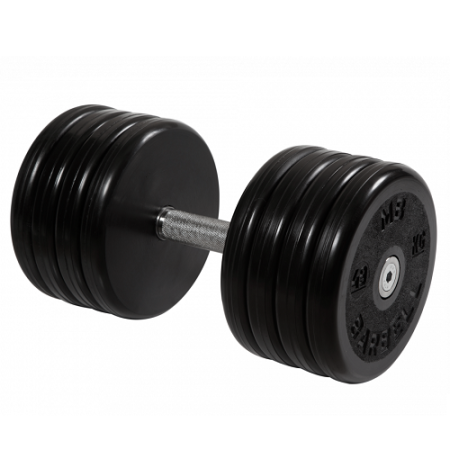 Гантель неразборная с вращающейся ручкой классик 49кг MB-FdbEM-B49 MB Barbell
