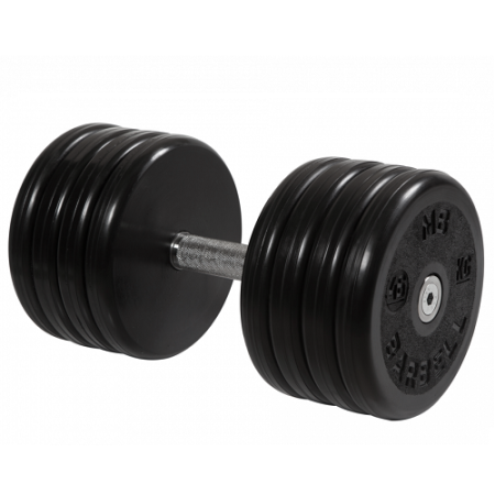 Гантель неразборная с вращающейся ручкой классик 46кг MB-FdbEM-B46 MB Barbell