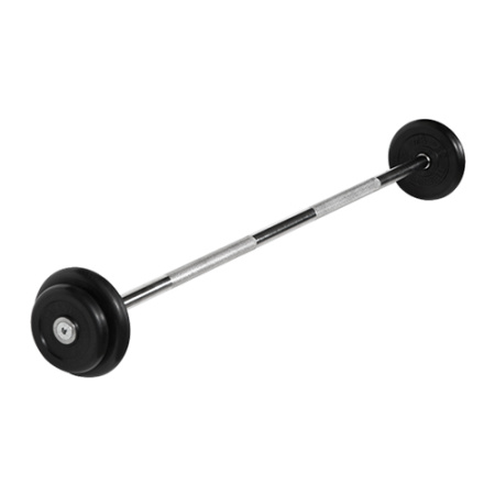 Штанга неразборная, черная d=25мм, 12,5 кг  MB-BarMW-B12,5 MB Barbell