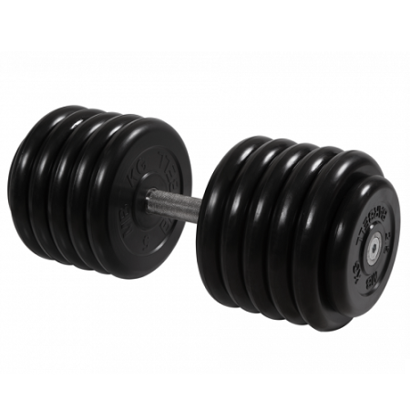 Гантель неразборная с вращающейся ручкой профи 56кг MB-FdbM-B56 MB Barbell