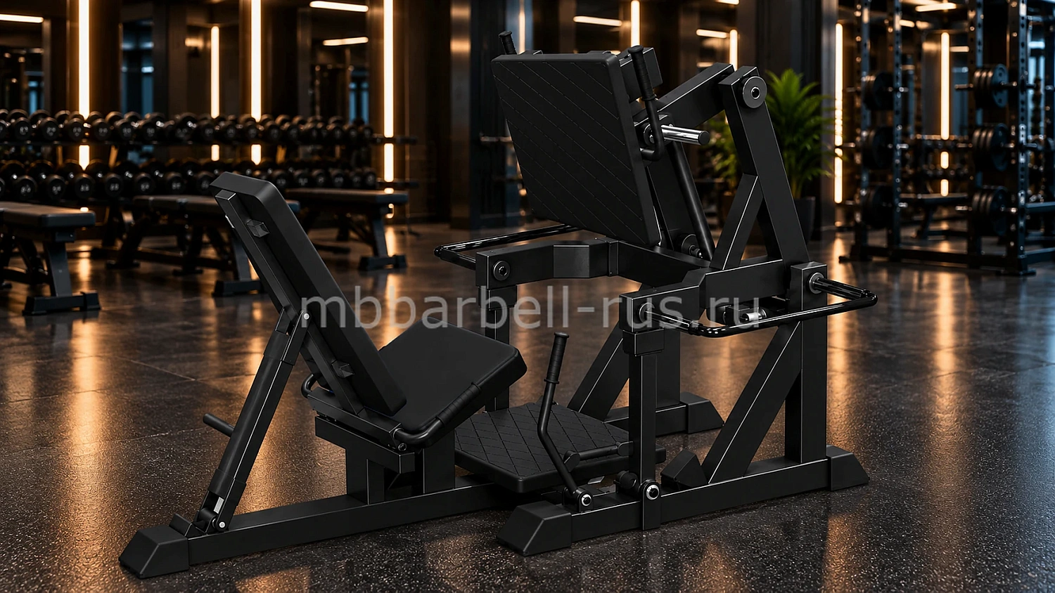 Жим ногами на свободных весах с изменяемой нагрузкой MB 4.07.1 MB Barbell