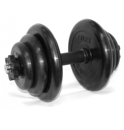 Гантель разборная 19,4кг d=30 мм MB-FdbMd30-At19,4 MB Barbell
